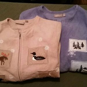 Plus size  zip up fleece